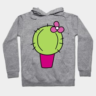 Flower Cactus in Tiny Pot Hoodie